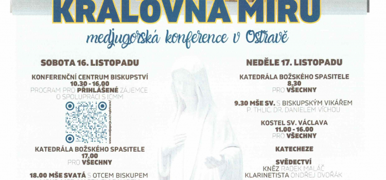 pozvánka na konerenci o Medjugorje do Ostravy