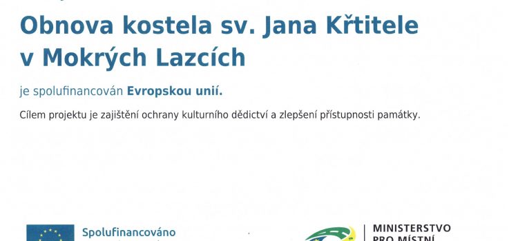 Dokončení rekonstrukce střechy v Mokrých Lazcích Dokončení rekonstrukce střechy v Mokrých Lazcích