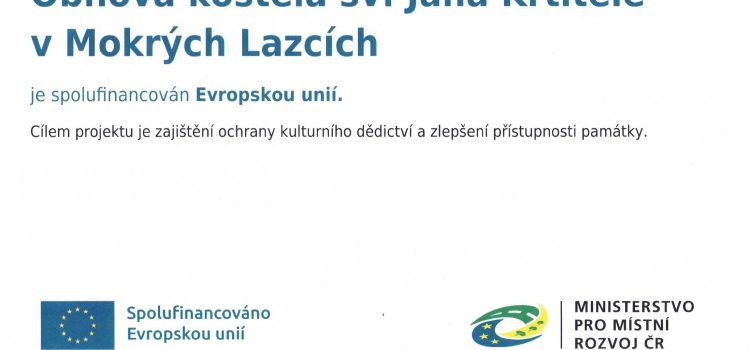 Dokončení rekonstrukce střechy v Mokrých Lazcích Dokončení rekonstrukce střechy v Mokrých Lazcích